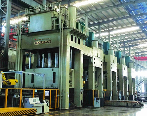 YLZ34C 系列拉桿框架側(cè)向移臺雙動液壓機